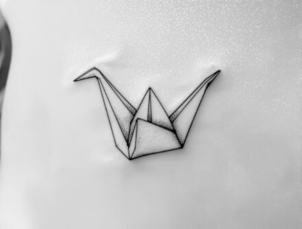 Tatouage origami