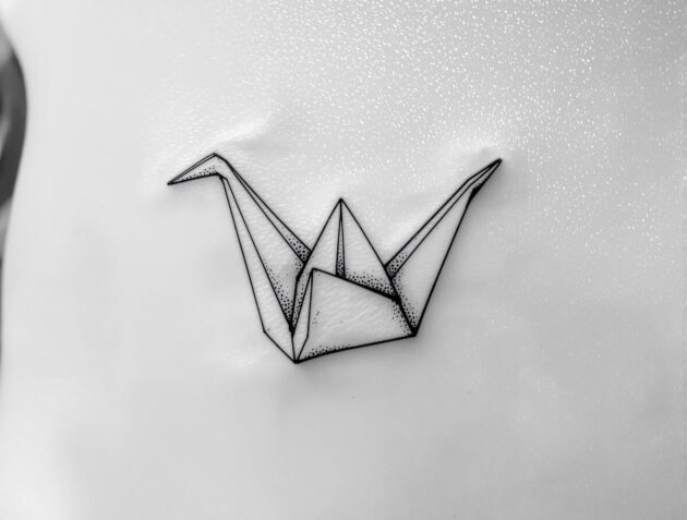 Tatouage origami