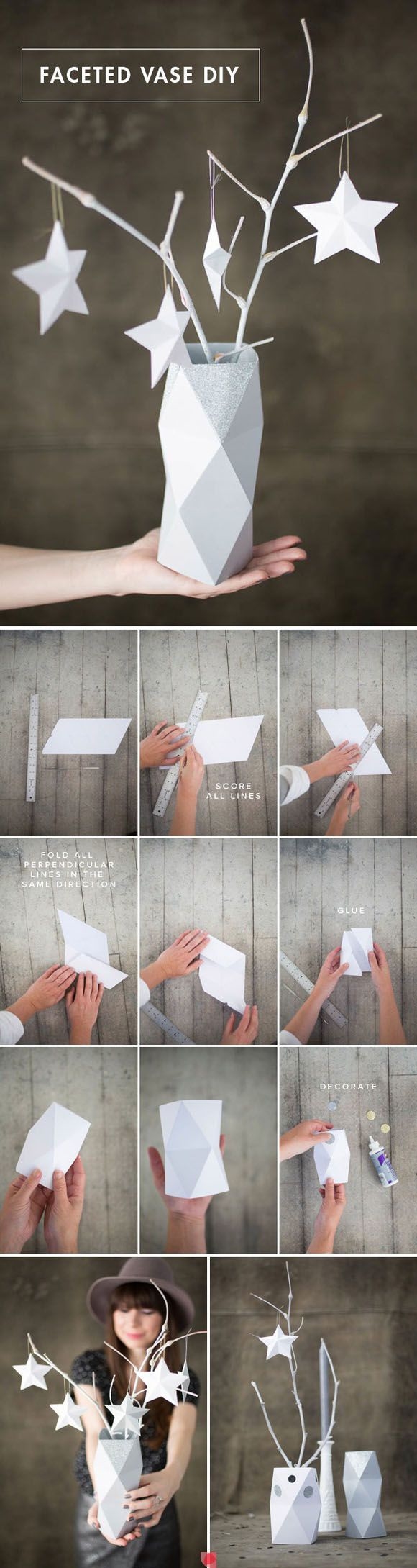 Créer votre vase déco en origami