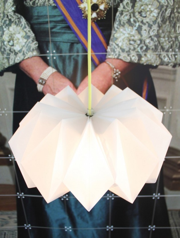 Fabriquer une lampe en origami