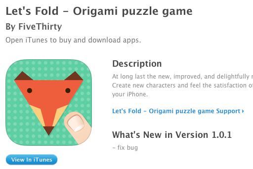 Let’s Fold – Jeu Origami puzzle pour iPhone iPad