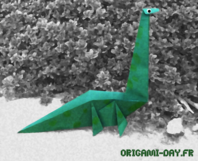 Origami diplodocus