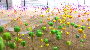 Expo dans du sable de Mademoiselle Maurice
